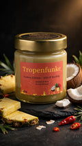 Tropenfunke, Aufstrich aus Ananas, Kokos und Scotch Bonnet, 220-g-Glas, Symbolbild